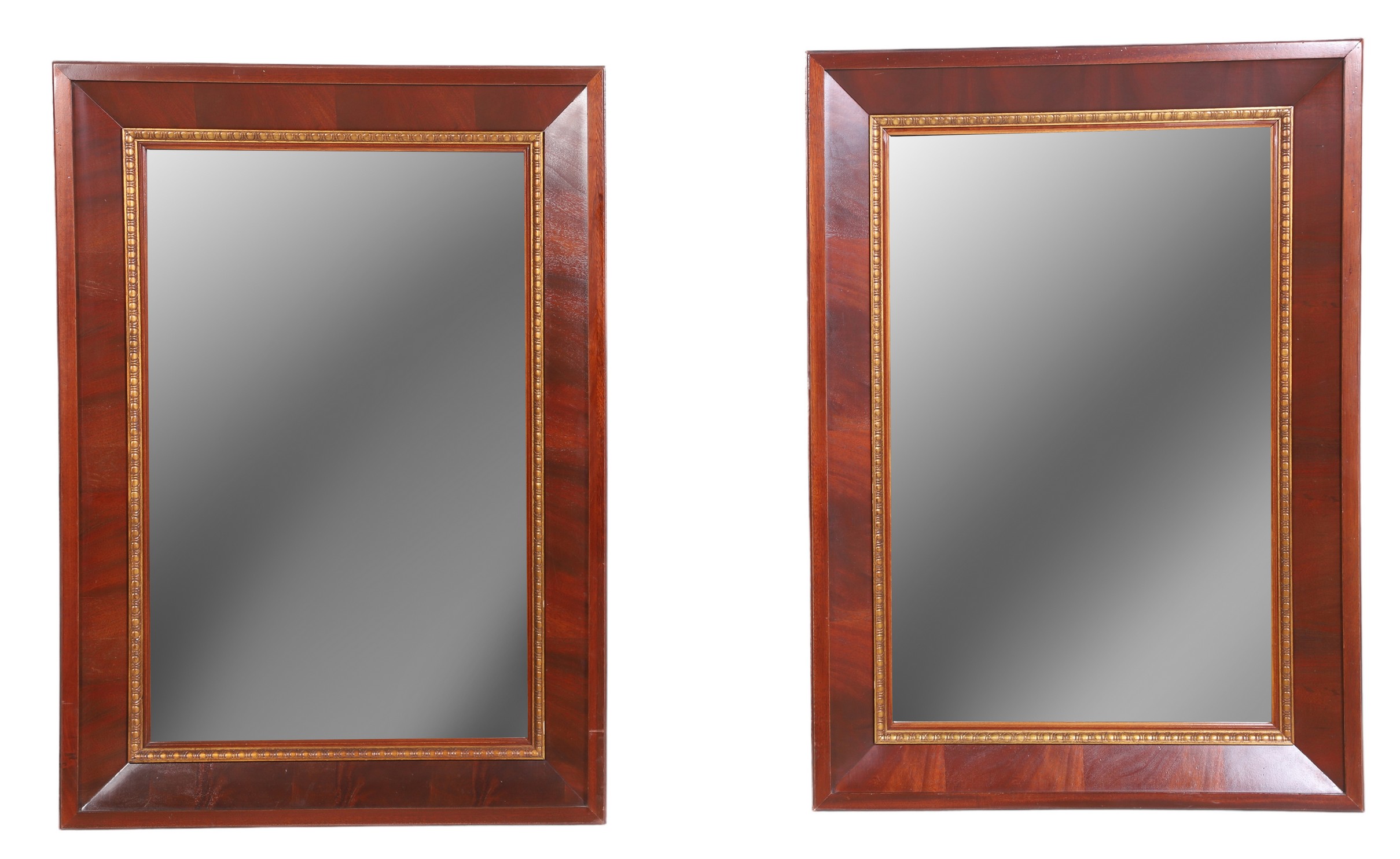 Pair Ethan Allen mahogany and