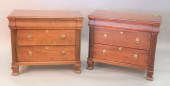 PAIR ETHAN ALLEN THREE DRAWER