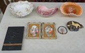 PAIR EUROPEAN PORCELAIN MINIAT