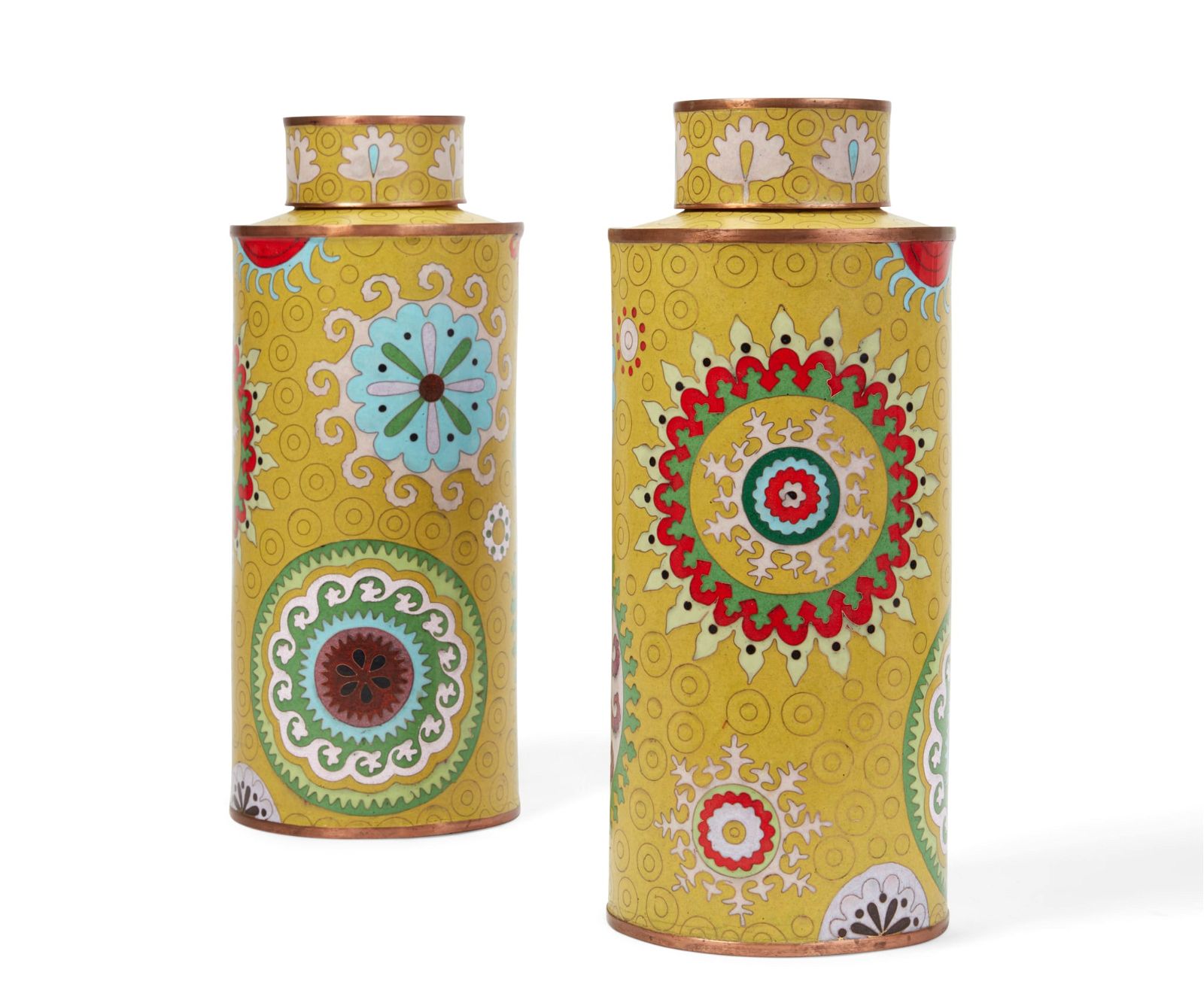 PAIR FABIENNE JOUVIN CLOISONNE