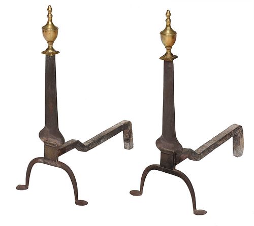 PAIR FEDERAL BRASS AND IRON KNIFE
