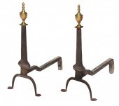 PAIR FEDERAL BRASS AND IRON KN