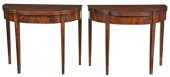 PAIR FEDERAL STYLE BELLFLOWER
