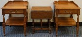 PAIR FEDERAL STYLE CHERRY BEDS