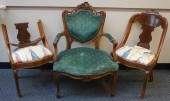 PAIR FEDERAL STYLE FRUITWOOD S