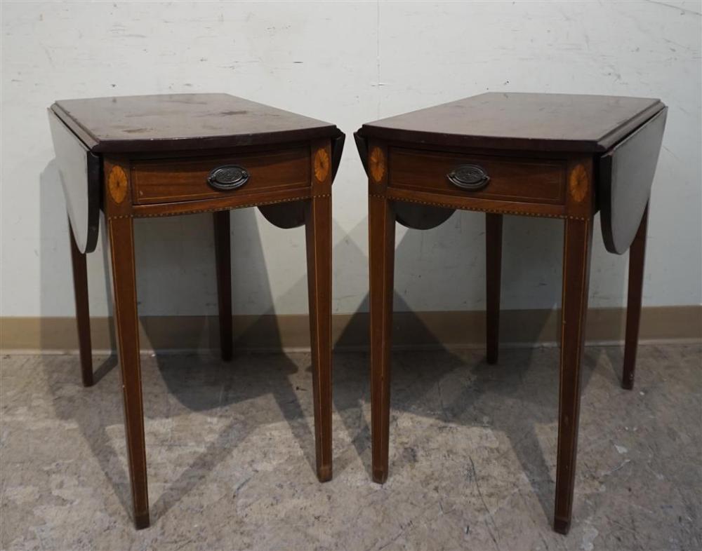 PAIR FEDERAL STYLE INLAID