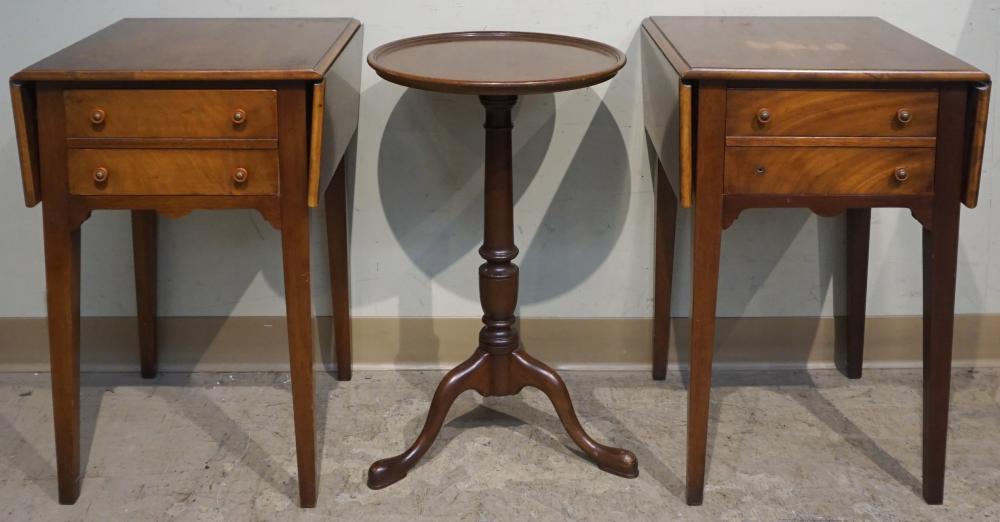PAIR FEDERAL STYLE MAHOGANY