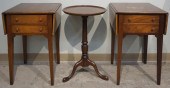 PAIR FEDERAL STYLE MAHOGANY DR