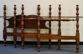 PAIR FEDERAL STYLE MAHOGANY TW