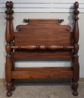 PAIR FEDERAL STYLE STAINED MAH