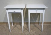 PAIR FEDERAL STYLE WHITE ENAME