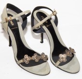 PAIR FENDI SANDALO STRASS VERN