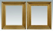 Pair fine 19th century frames,
