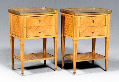 Pair fine Louis XVI style side