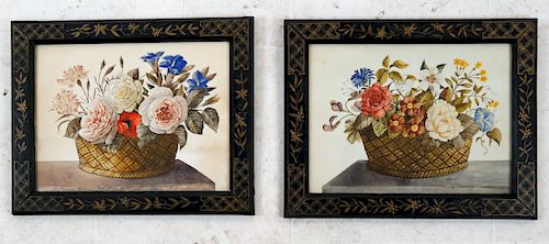 PAIR FLORAL BOUQUET STILL