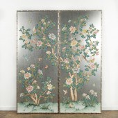 PAIR, FRAMED GRACIE CHINOISERI