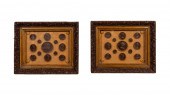 PAIR, FRAMED GRAND TOUR STYLE