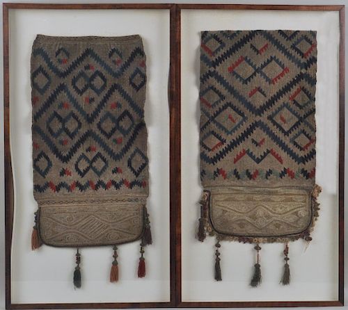 PAIR FRAMED MIDDLE EASTERN CAMEL