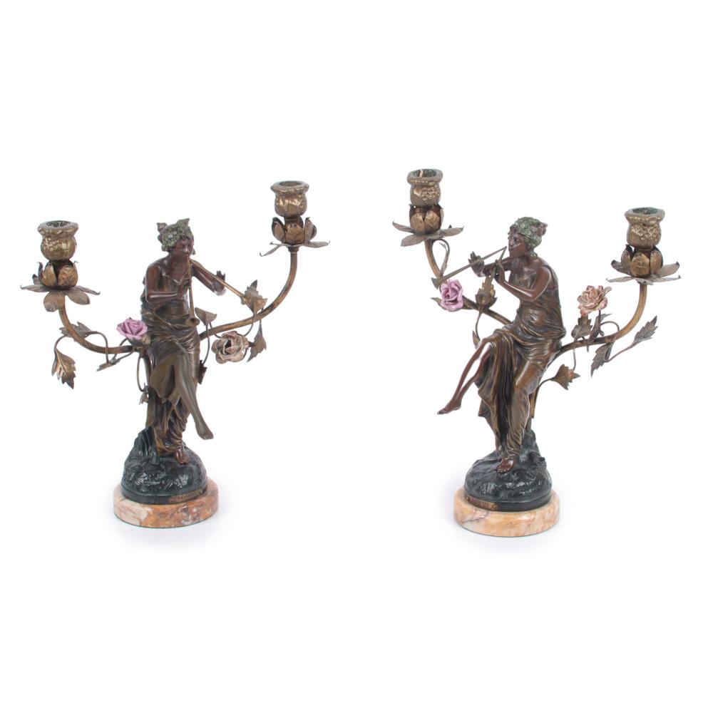 PAIR FRENCH ART NOUVEAU