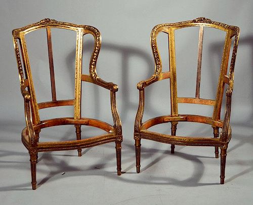 PAIR FRENCH BERGERE FRAMESPair