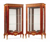 PAIR FRENCH BRONZE-MOUNTED VIT