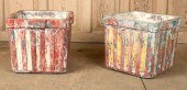 PAIR FRENCH CAST STONE PLANTER