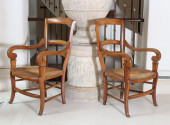 PAIR FRENCH COUNTRY CHERRY FAU