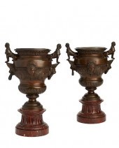 PAIR FRENCH EGYPTIAN REVIVAL B