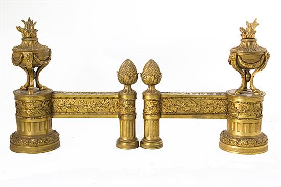 Pair French Empire bronze-dore