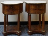 PAIR FRENCH EMPIRE STYLE BRASS