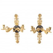 PAIR, FRENCH EMPIRE STYLE PARC