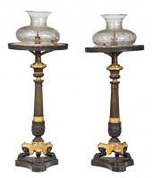 PAIR FRENCH EMPIRE STYLE SINUM