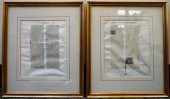 PAIR FRENCH ILLUMINATED BIBLIC
