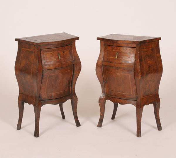 Pair French late 18th century bombe