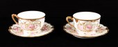PAIR, FRENCH LIMOGES PORCELAIN