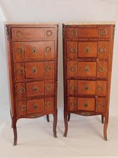 PAIR FRENCH LINGERIE CHESTSPai