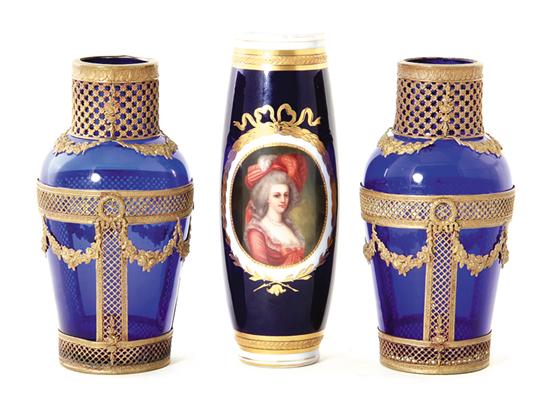 Pair French ormolu-mounted
