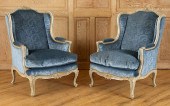 PAIR FRENCH PAINTED LOUIS XV S