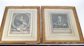 PAIR FRENCH PORTRAIT PRINTSPri