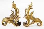 Pair French Rococo style chene