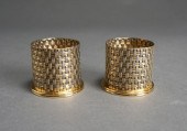 PAIR FRENCH VERMEIL 950-SILVER