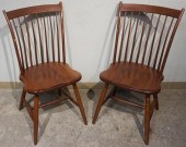 PAIR GAT CREEK STAINED CHERRY