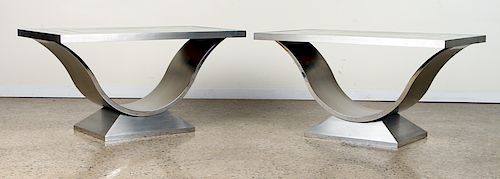 PAIR GEOFFREY BRADFIELD LACQUER &