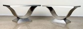 PAIR GEOFFREY BRADFIELD LACQUE