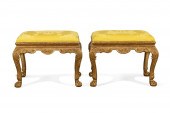 PAIR GEORGE II STYLE GILTWOOD