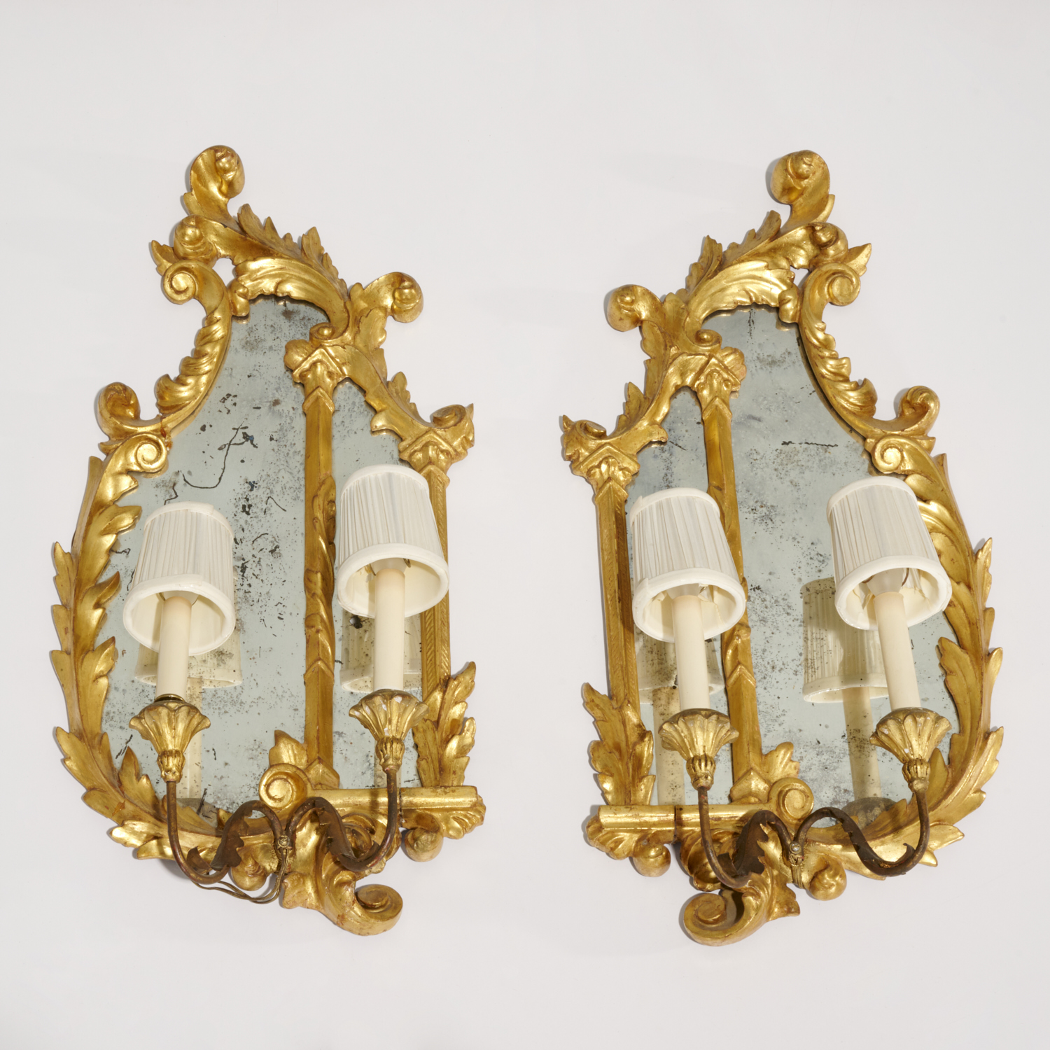 PAIR GEORGE III GILTWOOD