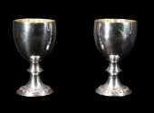 PAIR GEORGE III SILVER ARMORIA