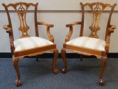 PAIR GEORGE III STYLE BLEACHED