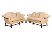 PAIR, GEORGE III STYLE CAMELBA