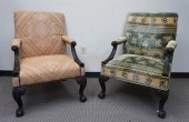 PAIR GEORGE III STYLE CARVED M